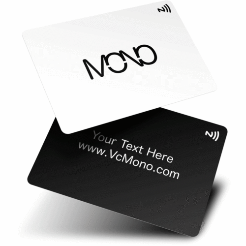 QrMono PVC Digital NFC Business vCards
