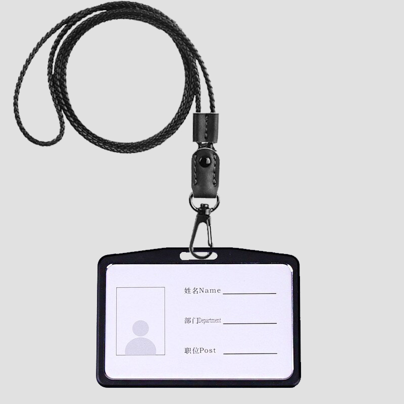 NFC Business Card Lanyard with Card Holder | QrMono