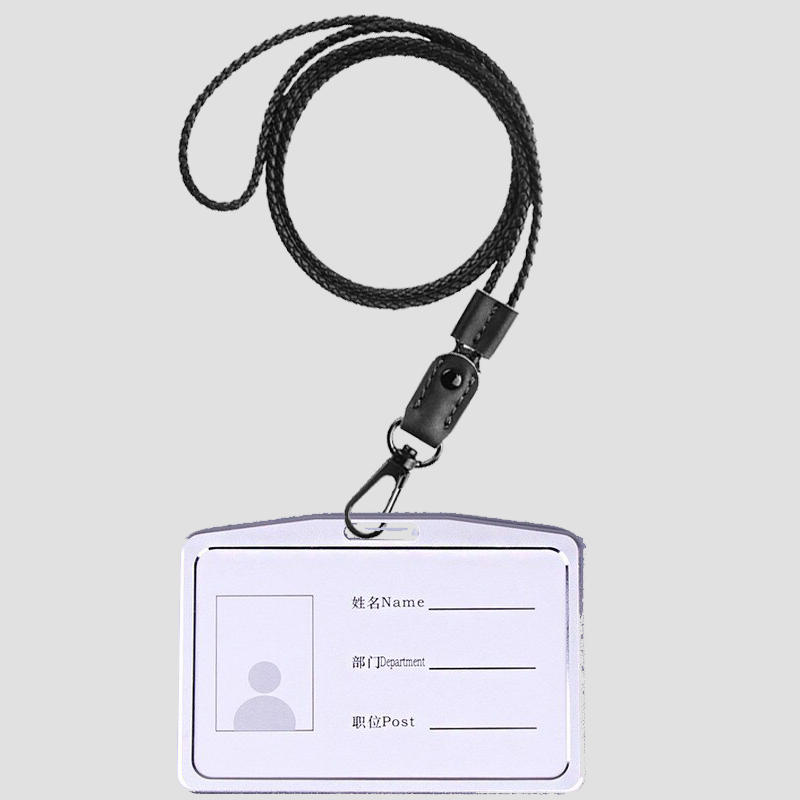 NFC Business Card Lanyard with Card Holder | QrMono
